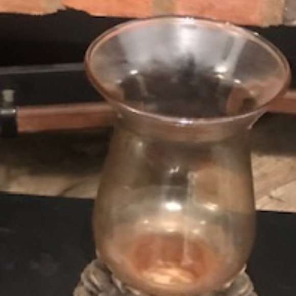 VINTAGE PINE CONE CANDLE HOLDER - Picture 2 of 4